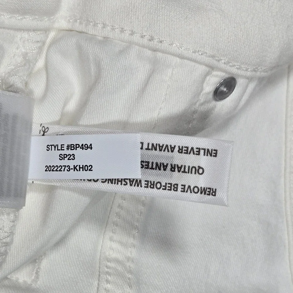 J. Crew Curvy Vintage Slim Straight Jeans White Size 27‎ Style BP494